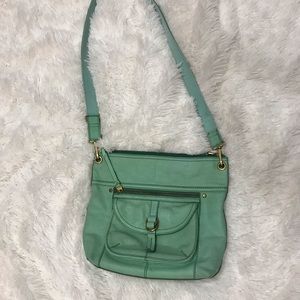 Vintage Fossil purse crossbody  👜 sea foam green